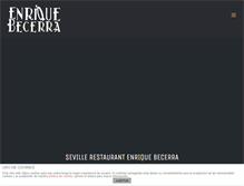 Tablet Screenshot of enriquebecerra.com